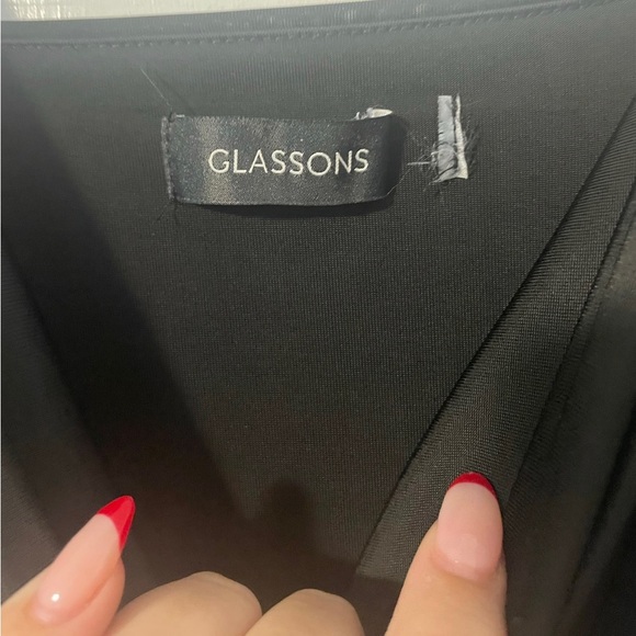 Black Bodycon Glassons Mini Dress - Picture 4 of 4